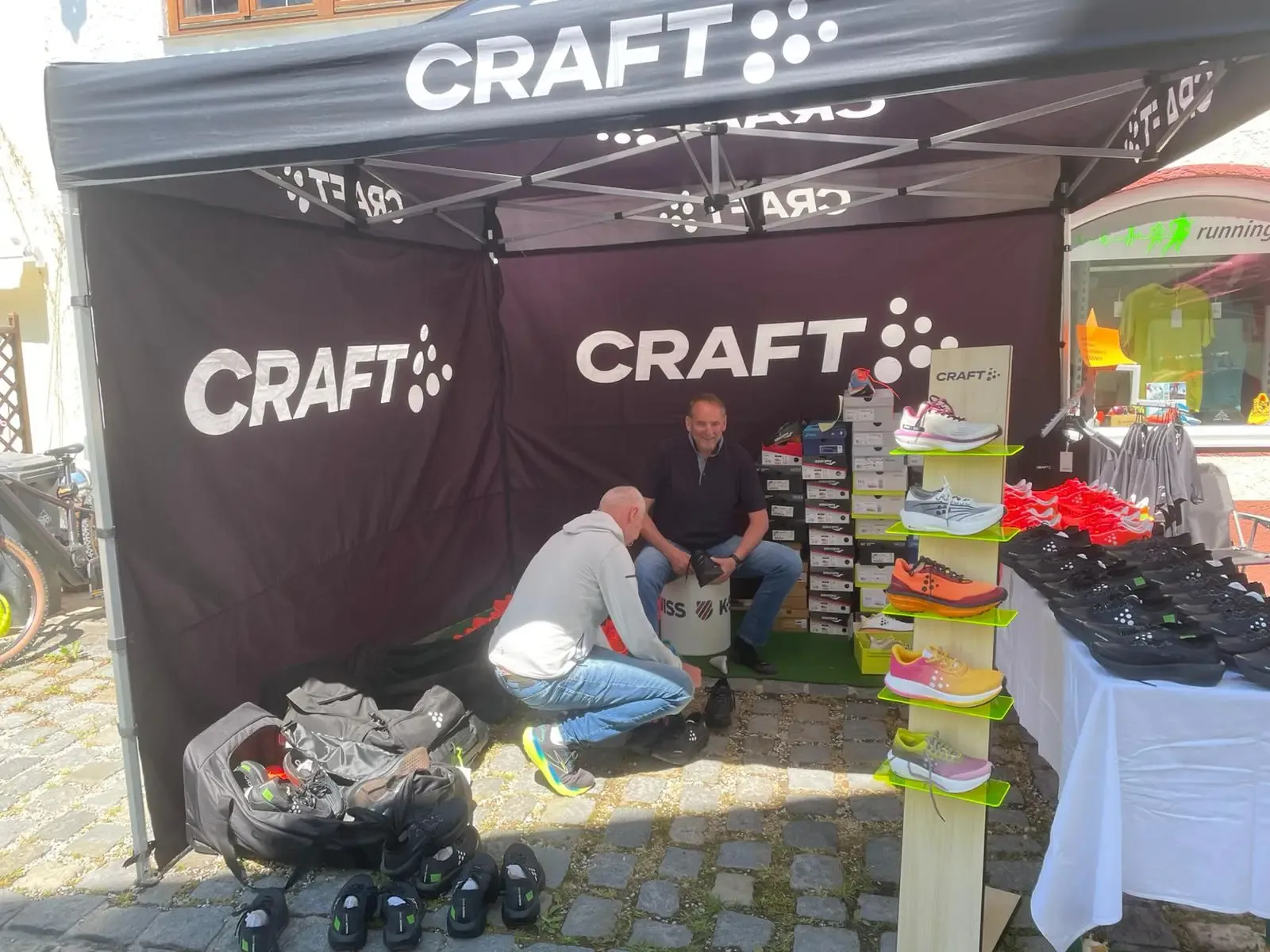 Zoss Sport bei einem lokalen Sportevent